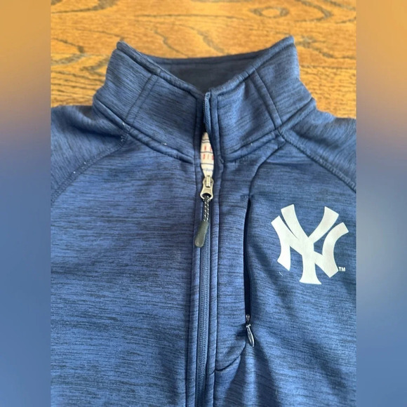 NY YANKEES FLEECE LINED JACKET Size Large G0778 - Picture 7 of 12